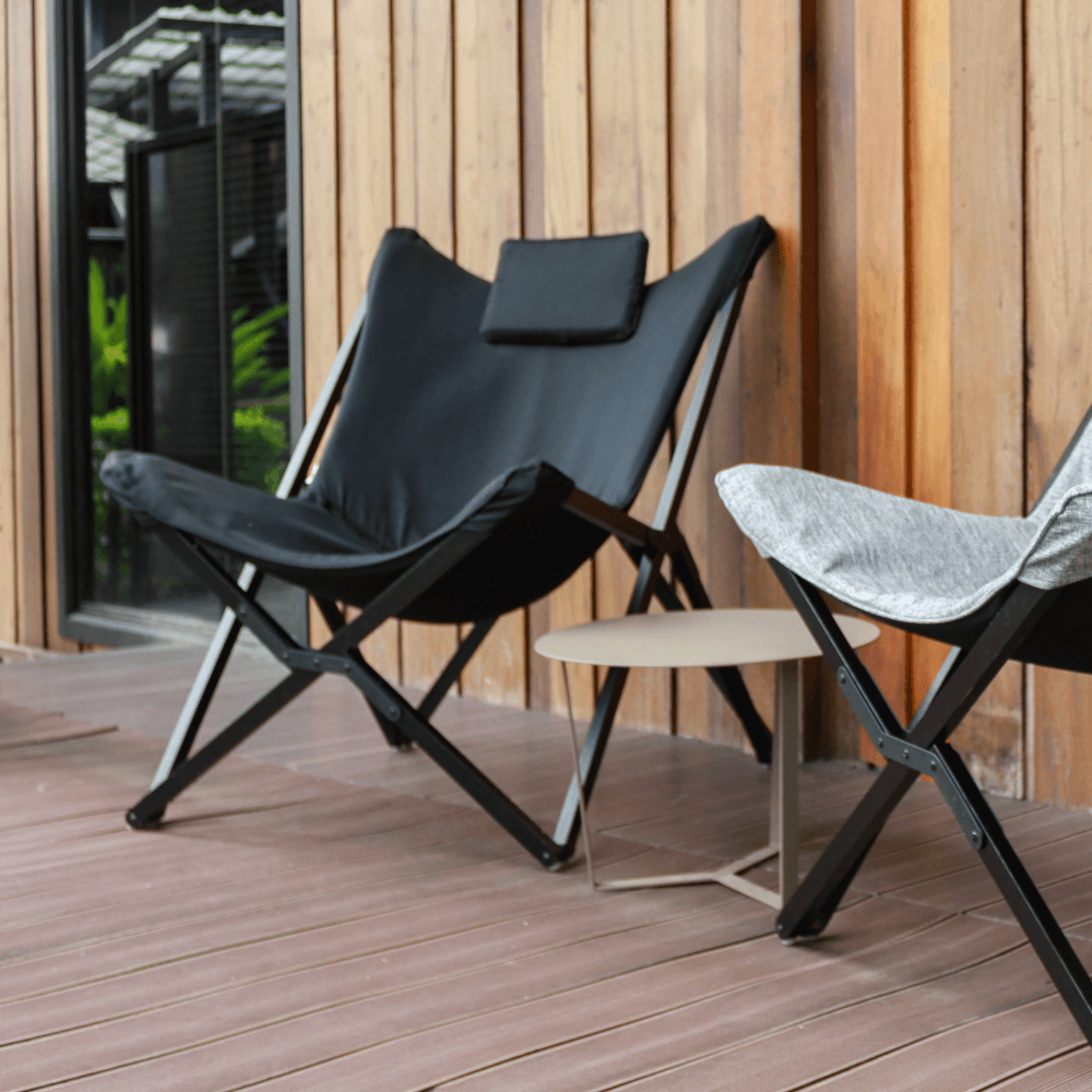 เก้าอี้แคมป์ปิ้ง QUALITY LIVING ASIA สีดำ_2